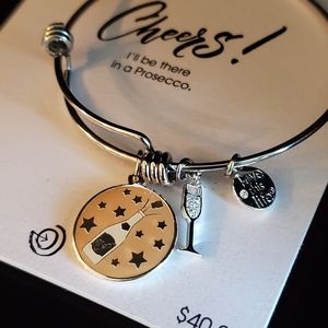 I'll be there in a Prosecco Cheers Bracelet